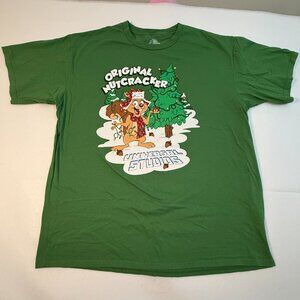 Original Nutcracker Earl the Squirrel 2024 Universal Studios Green T-Shirt XL